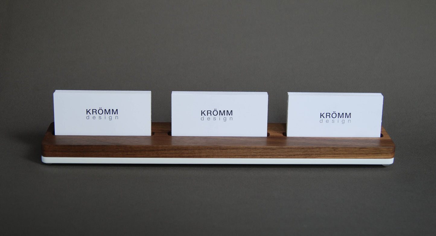 Business Card Display Stand for Horizontal Cards 2-5 slots