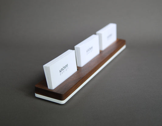 Business Card Display Stand for Horizontal Cards 2-5 slots