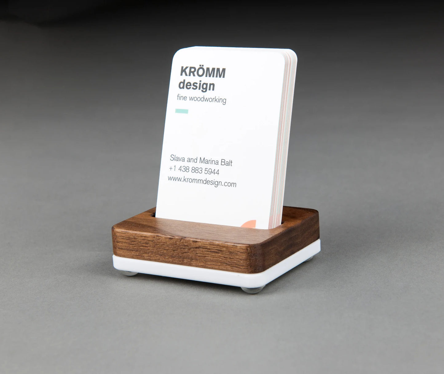 Business Card Stand for Vertical Cards