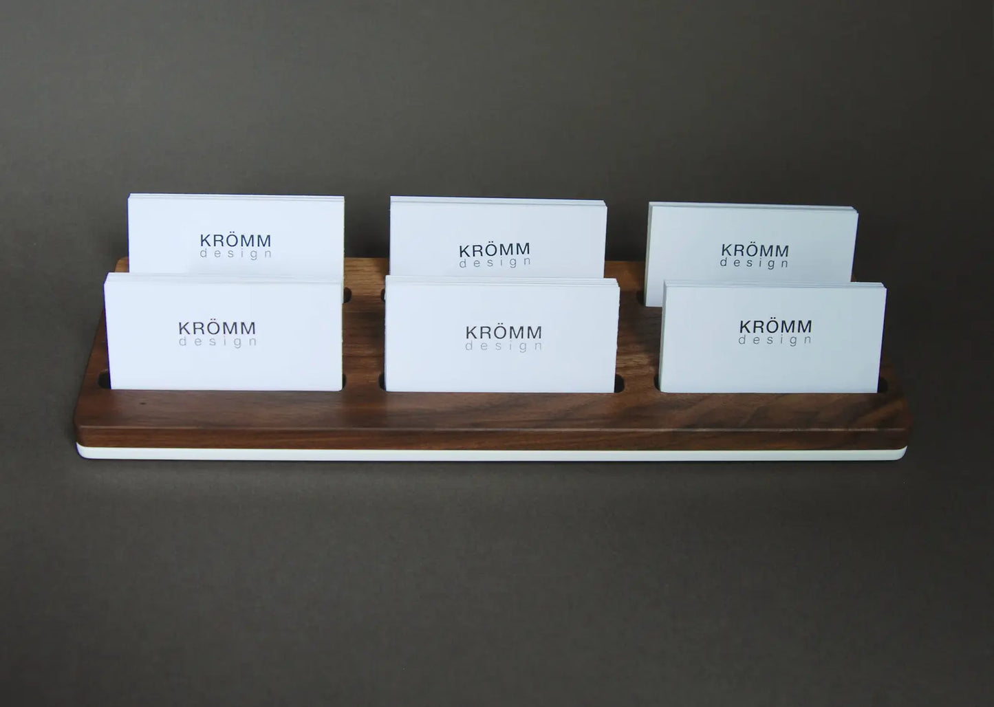 Business Card Display Stand for Horizontal Cards 2-10 slots