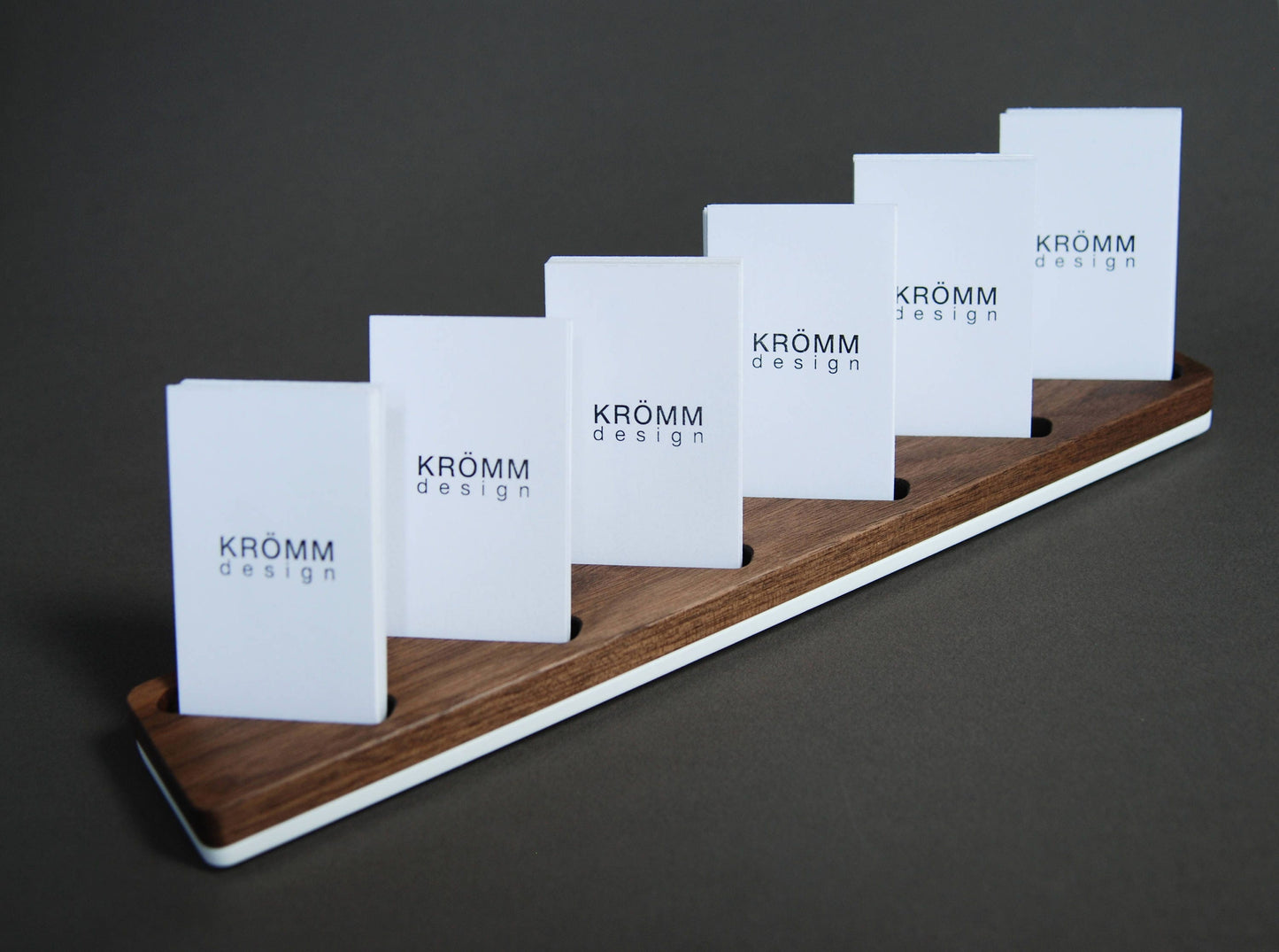 Business Card Stand for Vertical Cards 2-10 slots