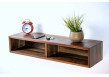 Entryway Floating Console / Solid Wood Floating Media Organizer