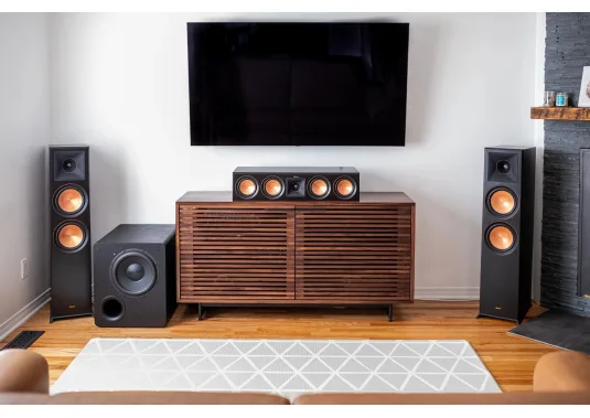 Media console / Credenza Black Walnut / White Oak