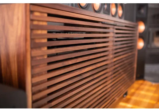 Media console / Credenza Black Walnut / White Oak