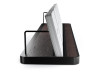 Multiple (2-3) Horizontal Business Card Stand Aluminum & Wenge wood