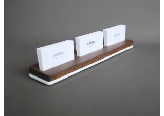 Multiple (2-6) Horizontal Business Card Stand