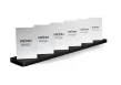 Multiple (4-6) Vertical Business Card Stand Aluminum & Wenge wood
