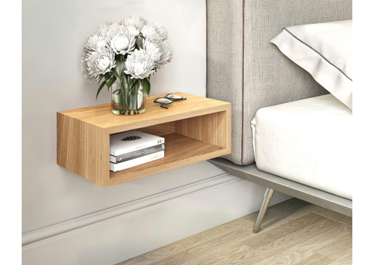 Solid Cherry Floating Nightstand