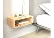 Solid Sugar Maple Floating Nightstand